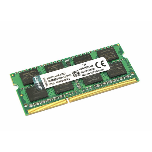 Память Kingston DDR3 SODIMM 8GB 1600MHz 15V 204PIN PC3-12800 174000₽