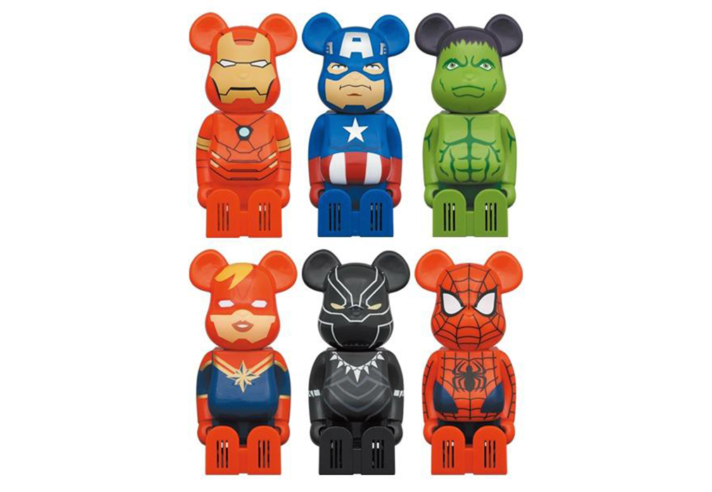 Bearbrick x Cleverin x Marvel 200% Air Freshener (Р.)