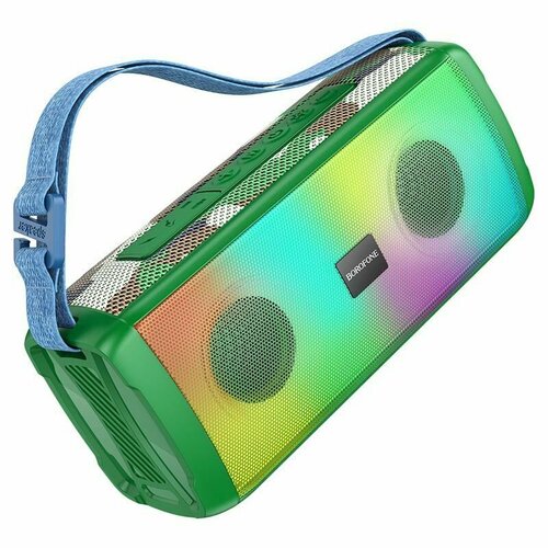 Портативная колонка Borofone BR26 BluetoothUSBAUXTFFM25Bт светящаяся камуфляж 204000₽