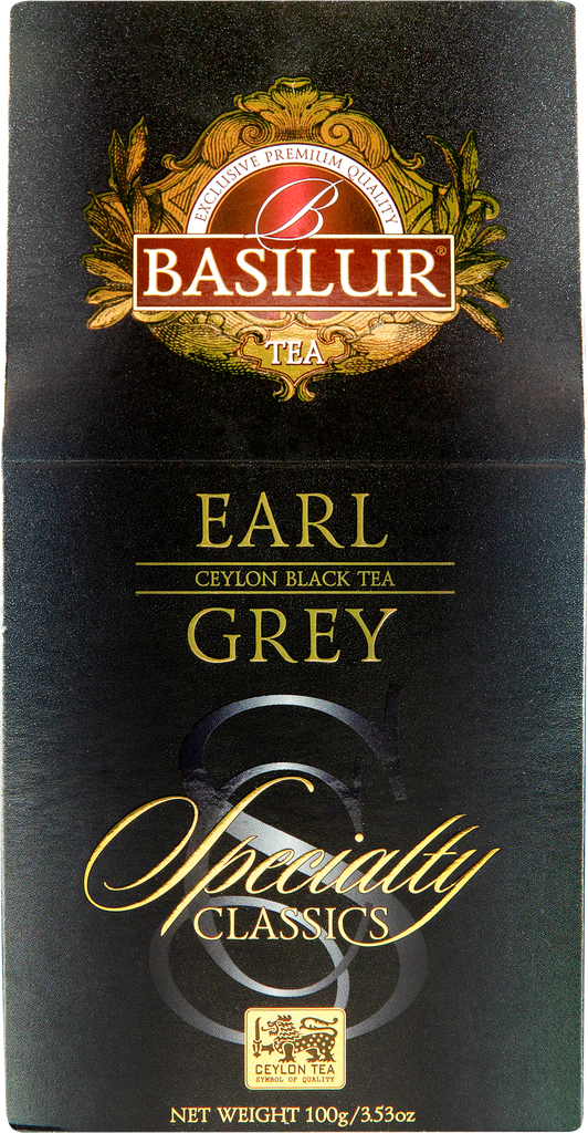 Чай черный BASILUR Избранная классика Earl Grey, листовой, 100г