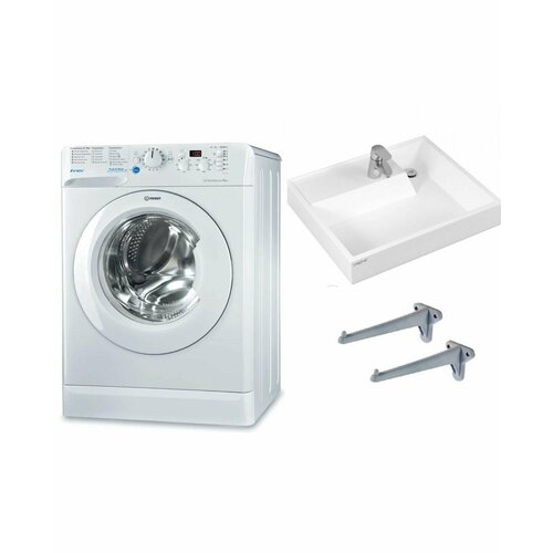 Стиральная машина Indesit BWSD 51051 и раковина Юпитер 60 3770000₽