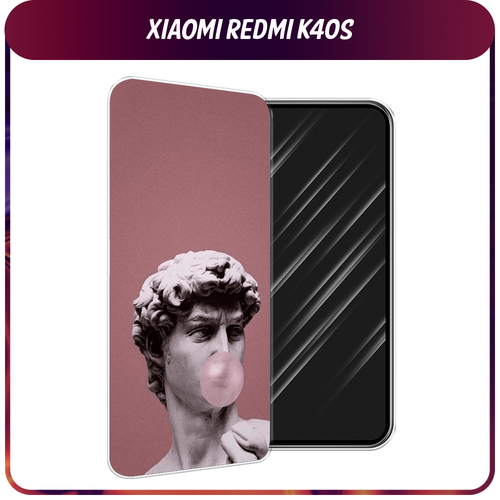 Силиконовый чехол на Xiaomi Poco F4/Redmi K40S / Сяоми Редми K40S Modern David силиконовый чехол на xiaomi redmi k40s сяоми редми k40s пальмовые ветви арт прозрачный