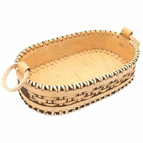 Тарелка - Сухарница Плетёнка береста 22х135х7 см 999₽