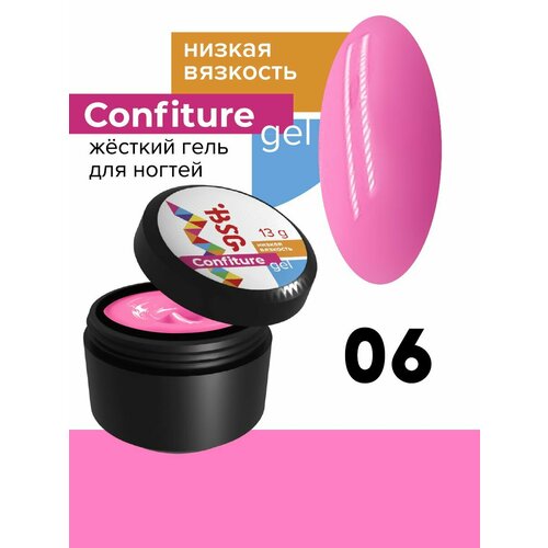 Жёсткий гель для наращивания ногтей BSG Confiture 06