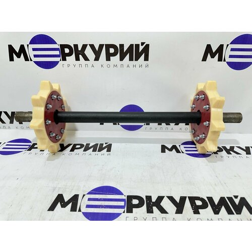 Вал ведомый 510мм в сборе для мотобуксировщика со звёздами 3819₽