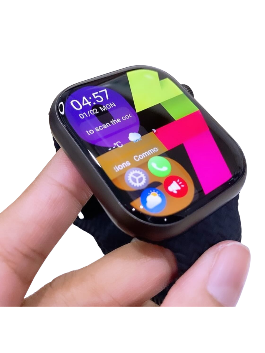 Смарт часы HK9 PRO+ Smart Watch Plus, AMOLED 2.02, iOS, Android, Bluetooth, Уведомления, Черные