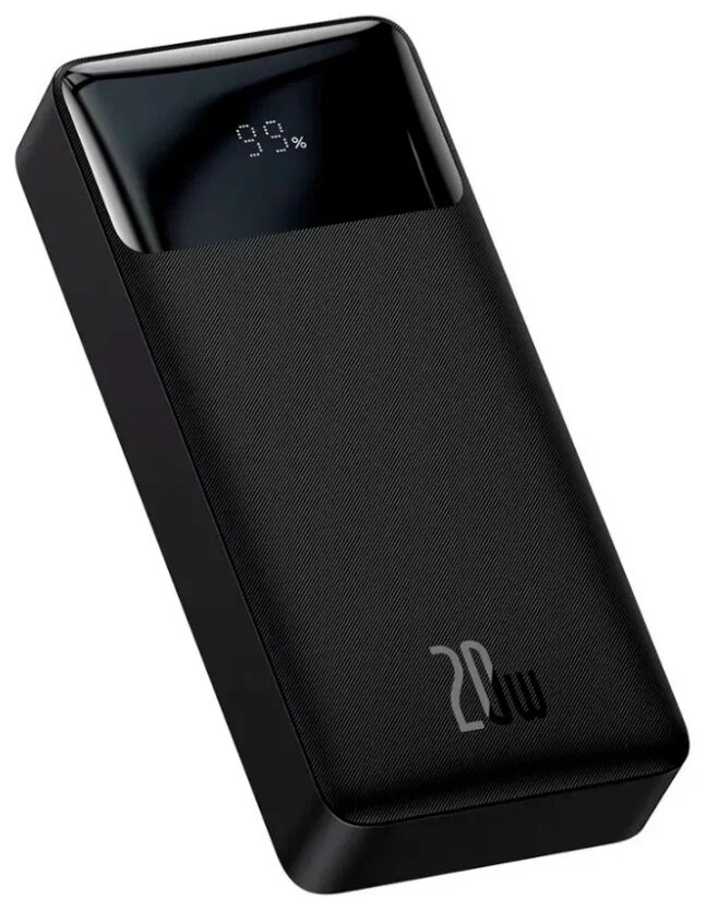 Портативный аккумулятор Baseus Bipow Digital Display Power bank 20000mAh, черный, упаковка: коробка