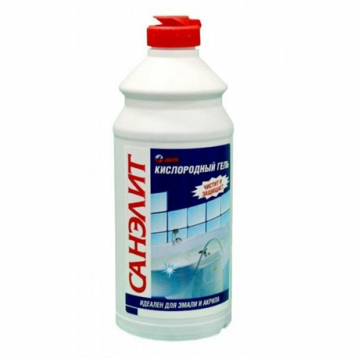 фото Универсальное чистящее средство для ванной санэлит (флак 500мл) Кислородный гель