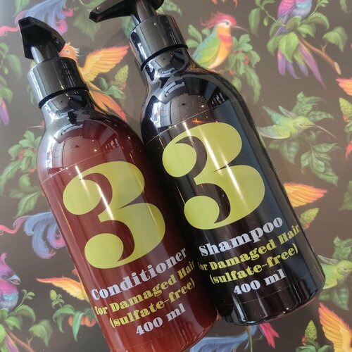 Valentina Kostina cosmetics Набор - Шампунь Кондиционер для поврежденных волос CONDITIONER DAMAGED HAIR AMAZING COSMETICS 400400 мл 1870₽