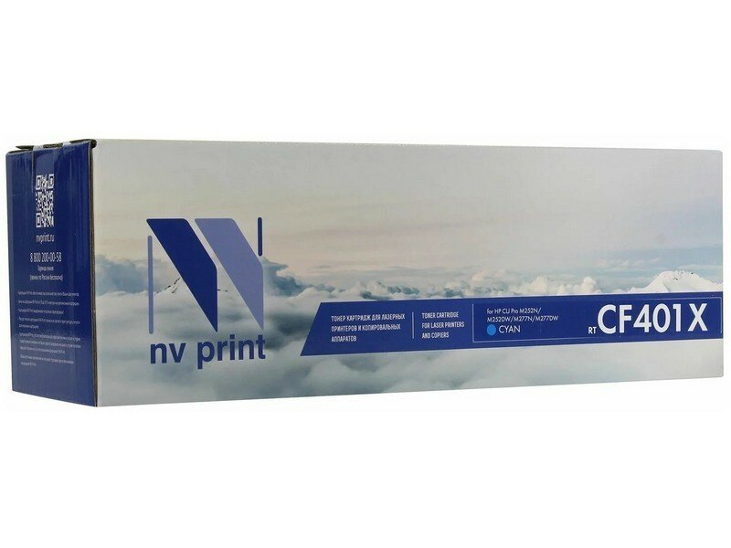 Картридж NV Print CF401X для HP, 2300 стр, голубой NV-Print - фото №3