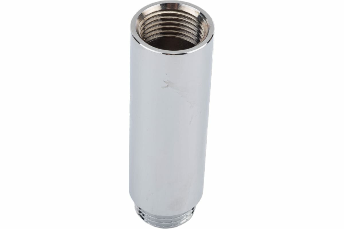 фото Valtec Фитинг резьбовой удлинитель хромированный ВН 1/2" х 70 мм