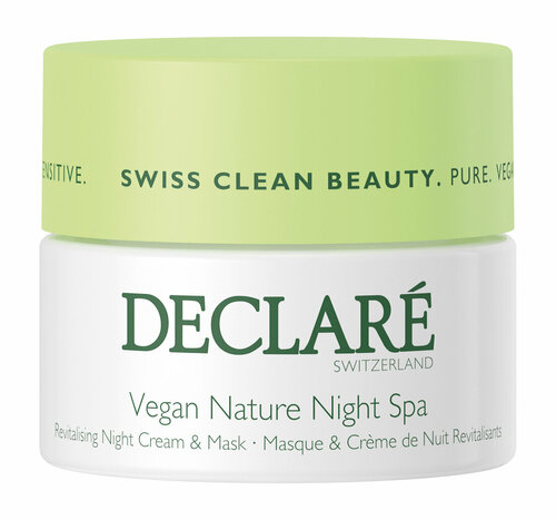 Восстанавливающий ночной крем-маска для лица Declare Vegan Nature Night Spa