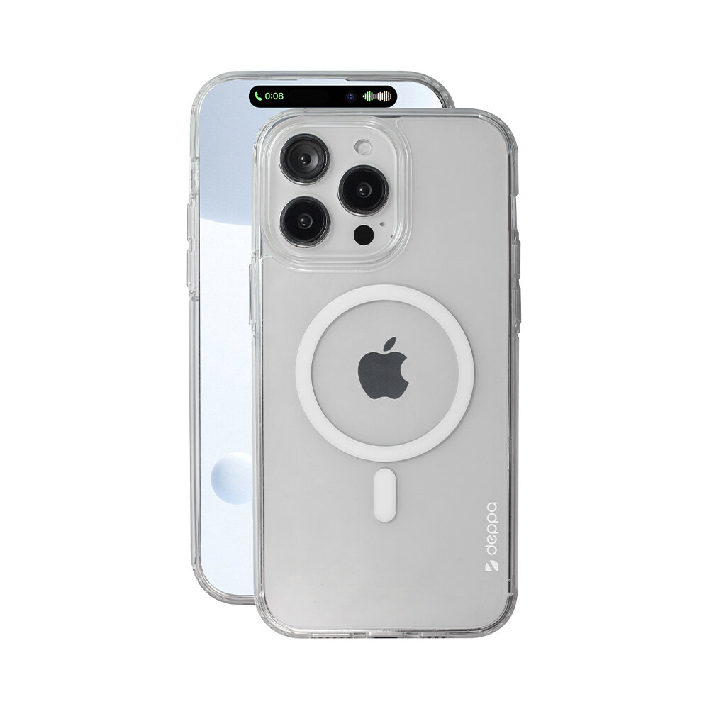 Чехол Gel Pro Magsafe для Apple iPhone 15 Pro, прозрачный, Deppa, Deppa 88409