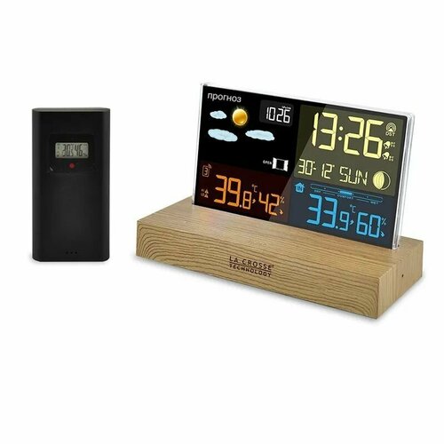 La Crosse WS 6206 Цветная метеостанция с беспроводным датчиком 6715₽