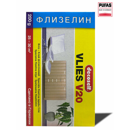 Клей флизелиновый, Decoself VLIES V20, 200 г.