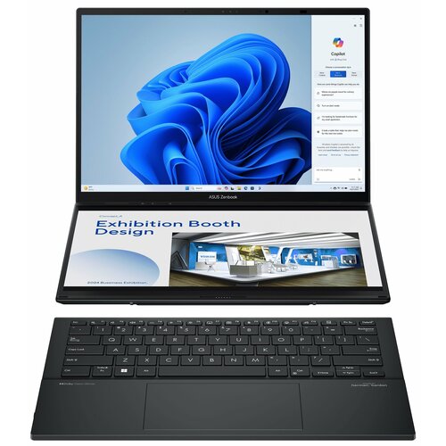 Ноутбук Asus ZENBOOK Duo UX8406Ma-QL344X 90NB12U1-M00JE0 Core Ultra 9 3900 MHz 185H32768Mb1024 Gb SSD141920x1080Win 11 Pro 22870000₽