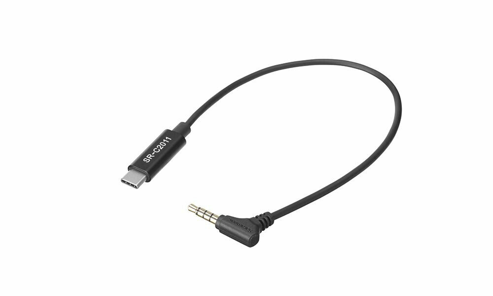 Кабель Saramonic SR-C2011 угловой переходник 3,5 мм TRS на USB-C