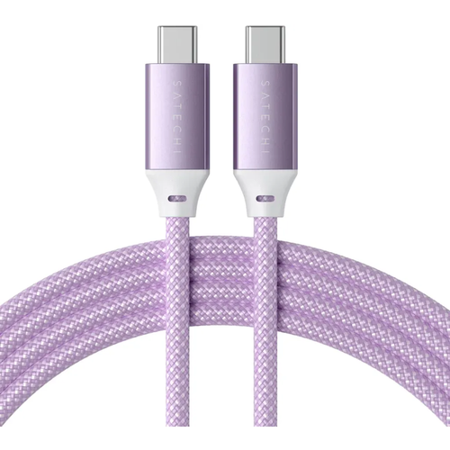 Кабель USB Type-C - USB Type-C, 2м, Satechi (ST-TCC2MV) дата кабель с нейлоновой оплёткой satechi usb c 2 м фиолетовый purple