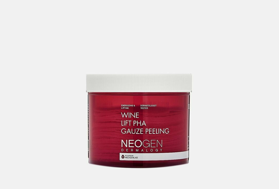 Отшелушивающие диски для лица NEOGEN WINE LIFT GUAZE PEELING