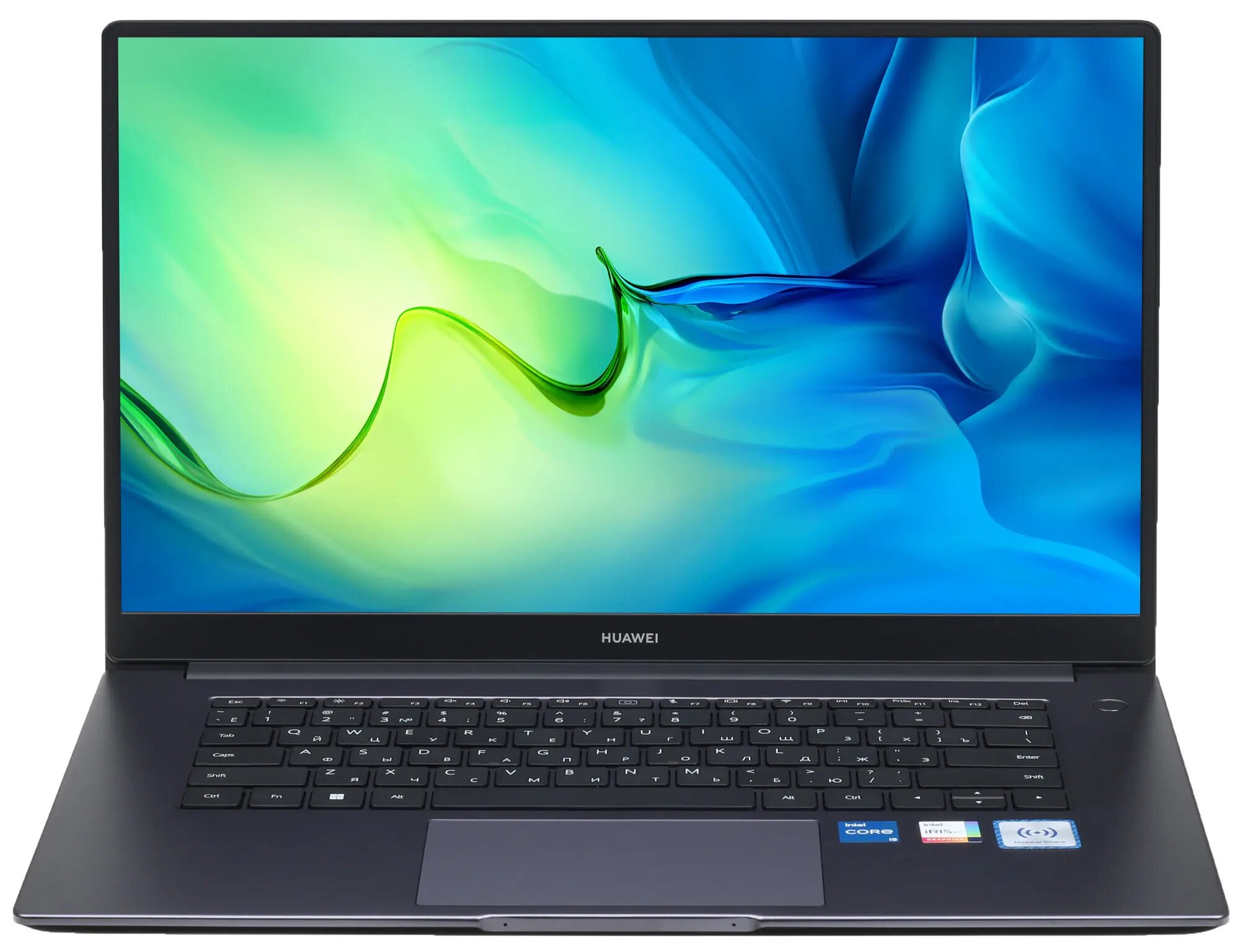15.6" Ноутбук HUAWEI MateBook D15 1920x1080, Intel Core i5-1155G7, 2.5 ГГц, RAM 8 ГБ, DDR4, SSD 512 ГБ, Intel Iris Xe Graphics, Windows 11 Home, Серый