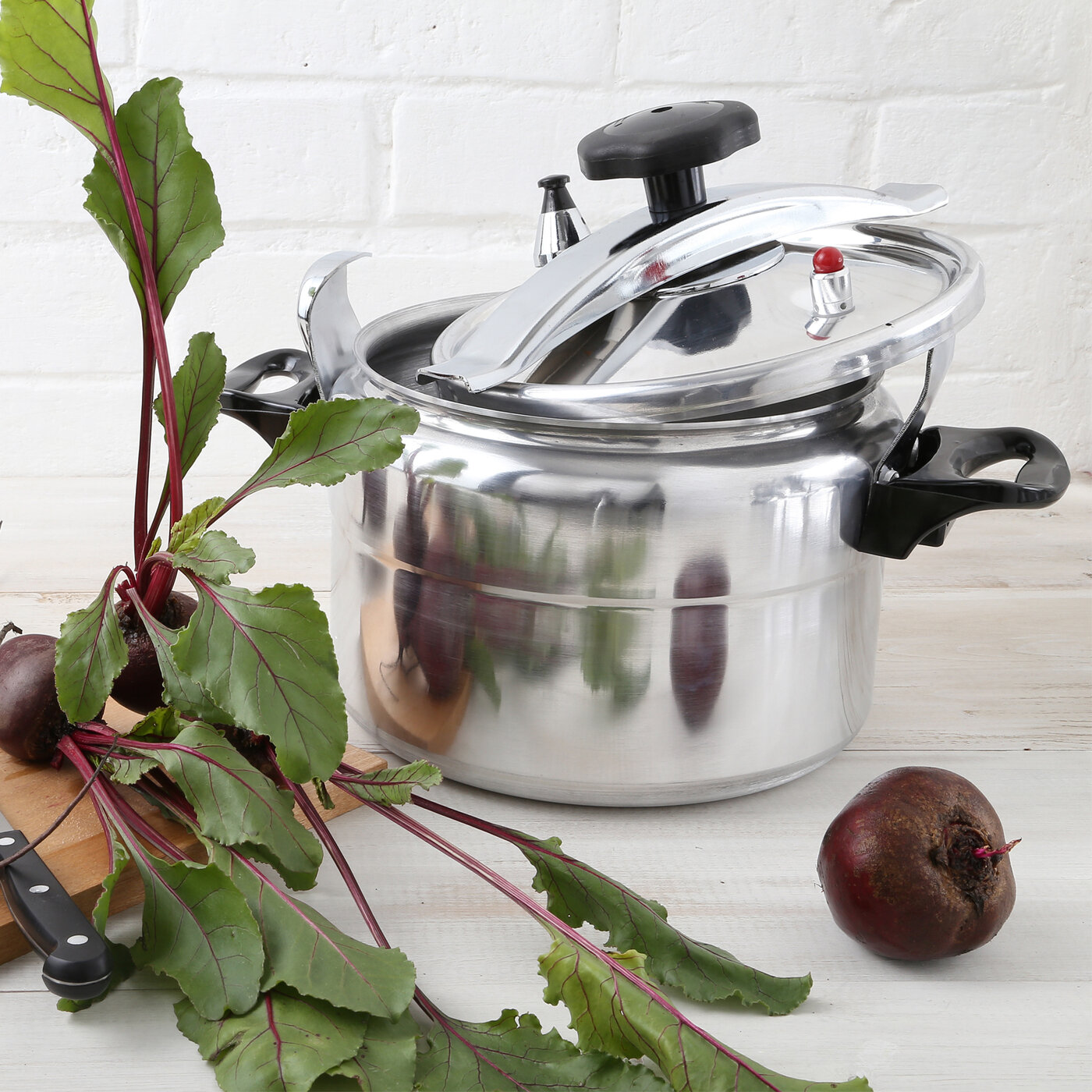 Скороварка Appetite C22-5L, алюминиевый корпус, серебристая, с крышкой, 5 л — фото 1