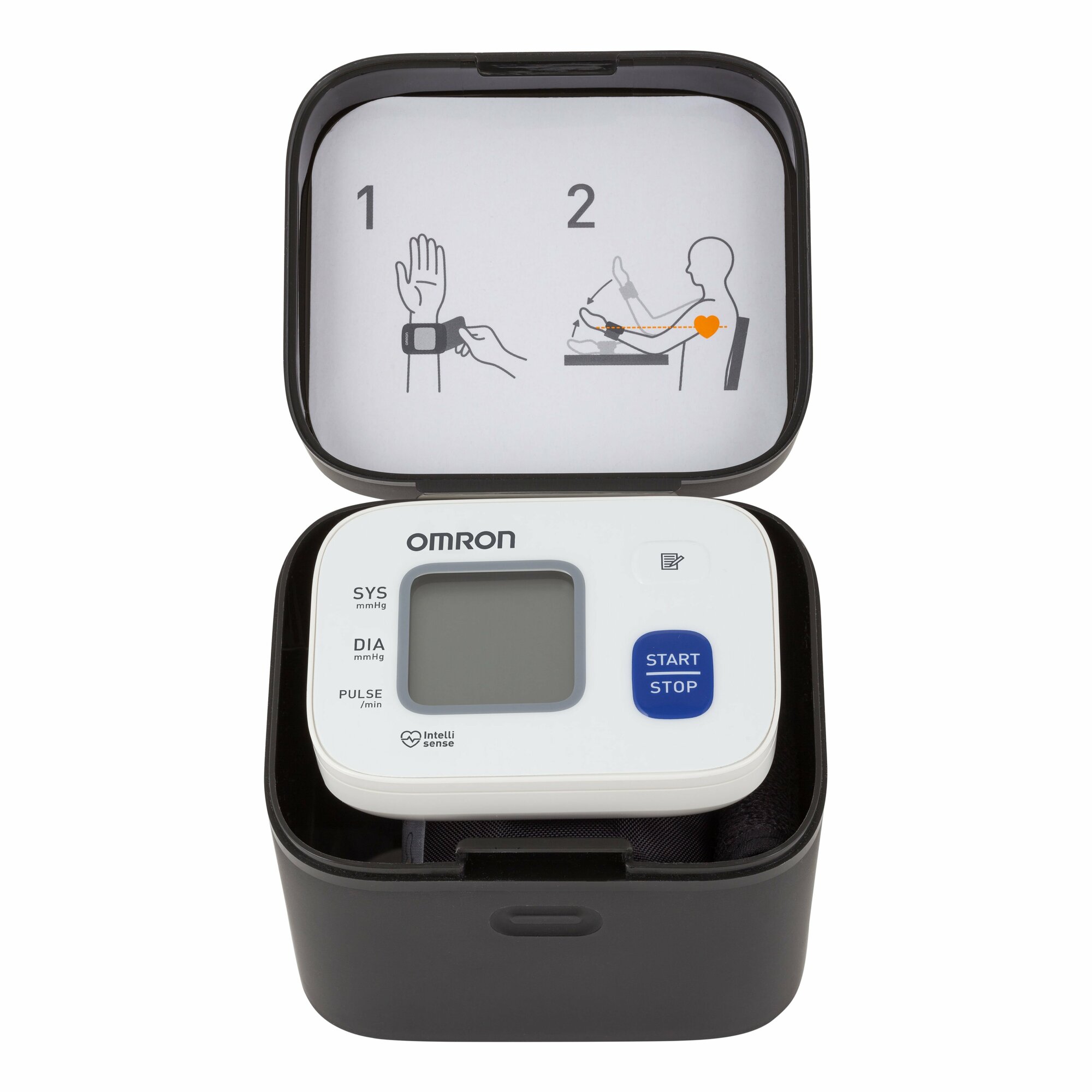 Тонометр Omron RS2 на запястье автоматический футляр для хранения