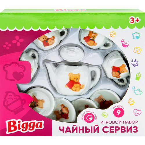 Игровой набор BIGGA Чайный сервиз Арт RU000035 548₽