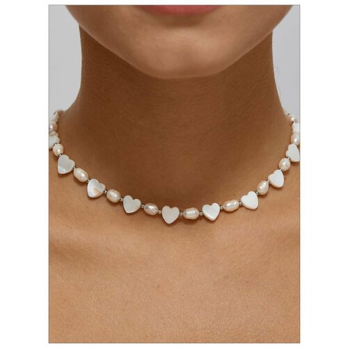 Чокер ДУША_BRAND жемчуг пресноводный перламутр длина 35 см 3227₽