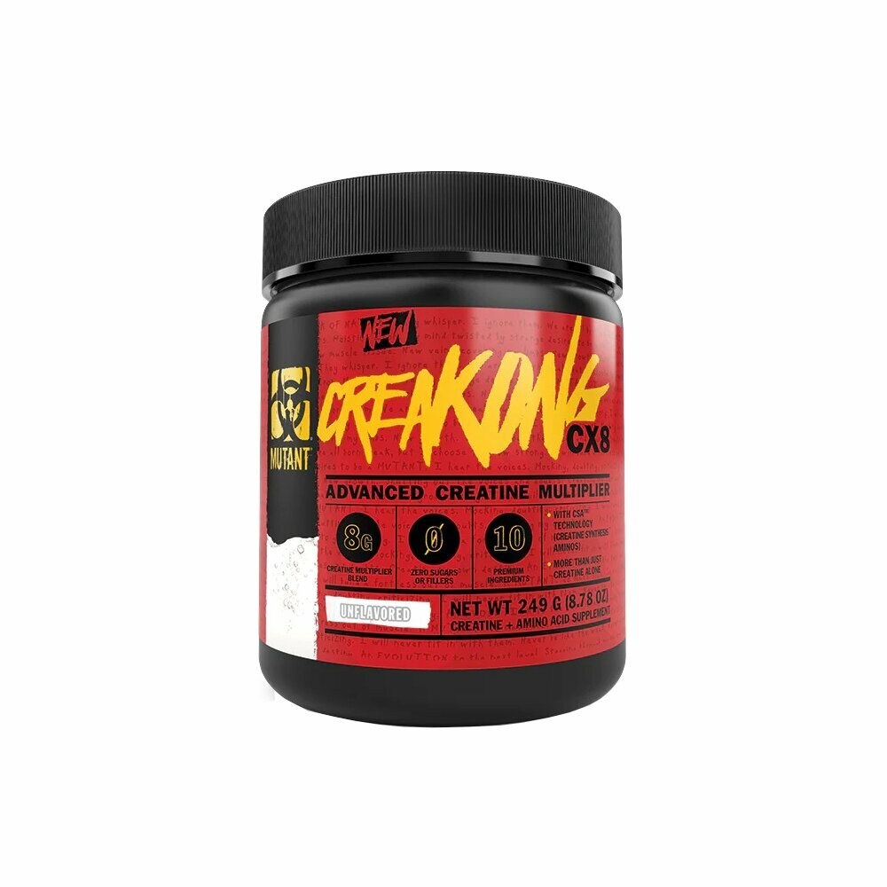 Креатин Mutant Creakong CX8, 249 г, Вкус Unflavored / Без вкусовых добавок