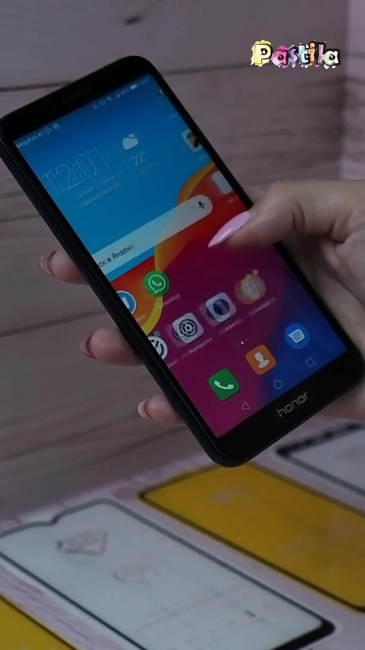 Защитное стекло для Honor 7A Pro / 7C / Huawei Y6 Prime 2018 / Y6 2018 / На Хонор 7А Про / 7С / Хуавей У6 Прайм / У6 2018 — фото 1