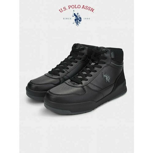 фото Ботинки u.s. polo assn., размер 40, черный матовый