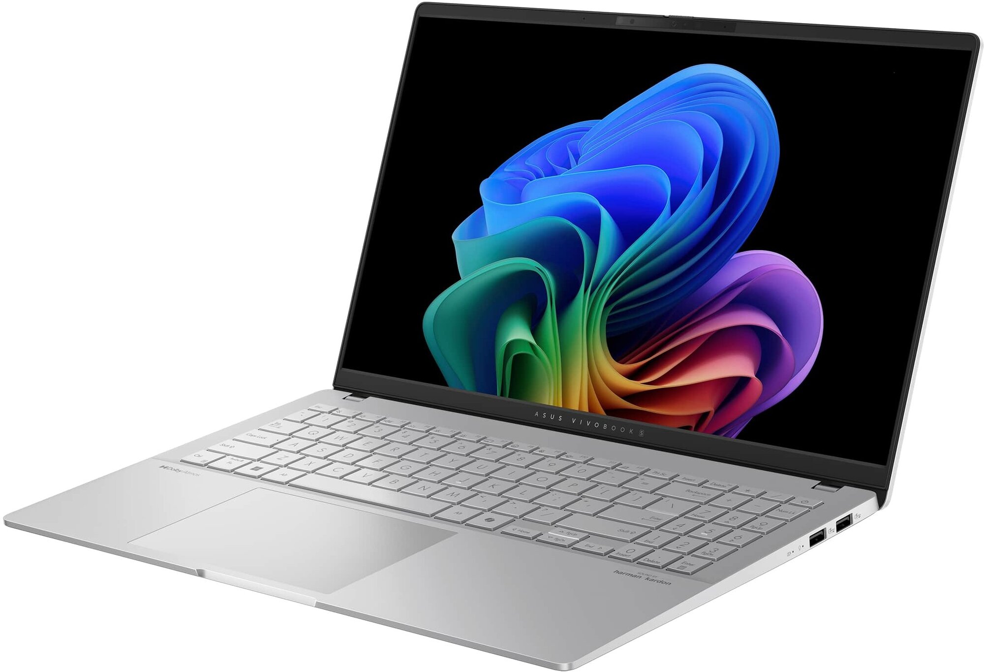 15.6" Ноутбук ASUS Vivobook S S5507QAD-PS96 3K OLED [2880*1620] SnapdragonX Elite X1-E78-100/16GB/1TB/Windows11Home/Cool Silver (90NB14Q2-M000W0) US Version — фото 1