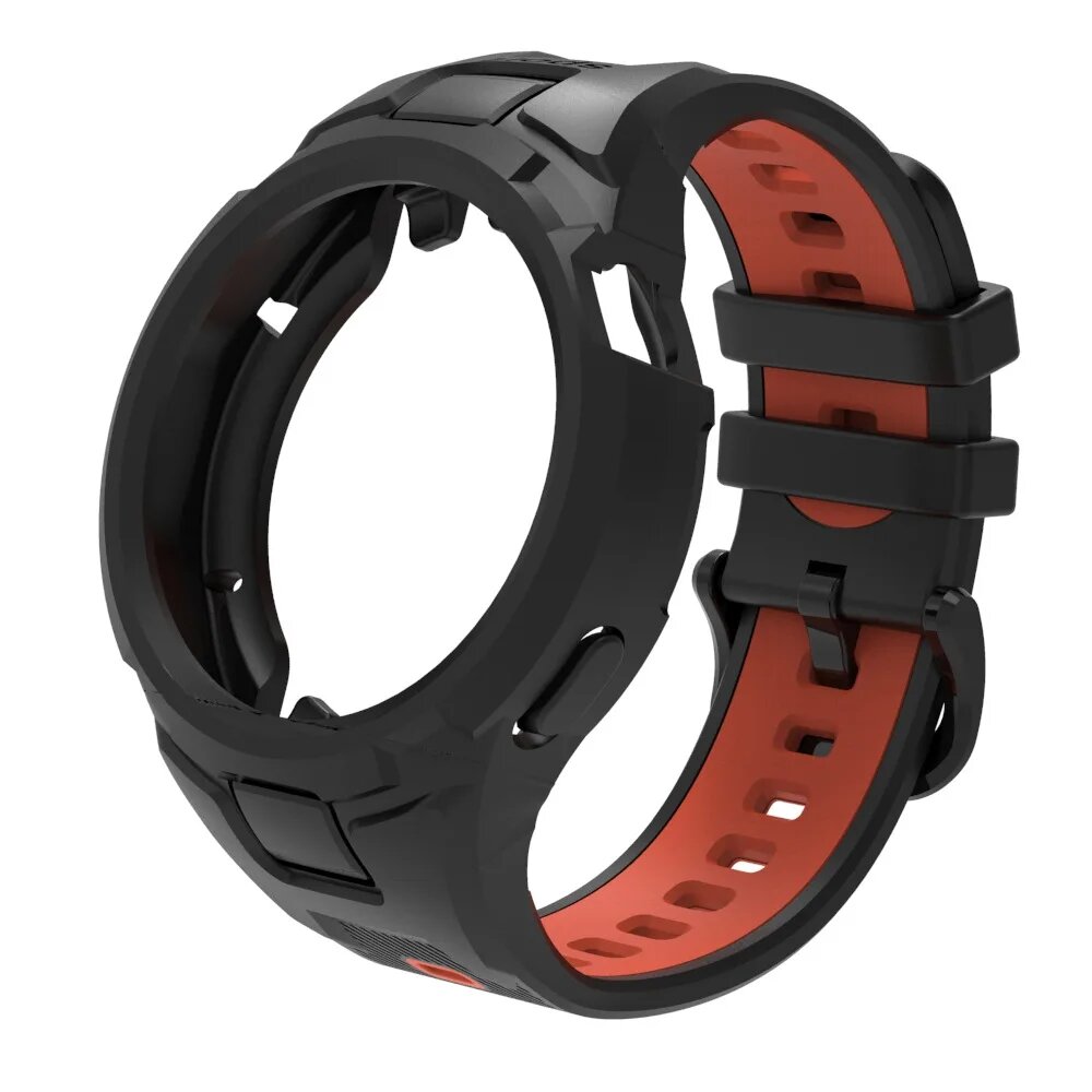 Чехол из ТПУ для Huawei Watch GT 5/4/3, Black Red, GT5 GT4 GT3 46mm