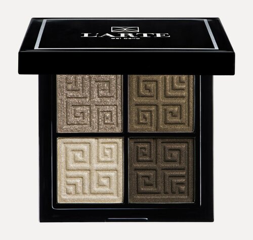 Изображение товара L'ARTE DEL BELLO Палетка теней Quadro Eleganto, 8 г, 06 moxie (зеленая)