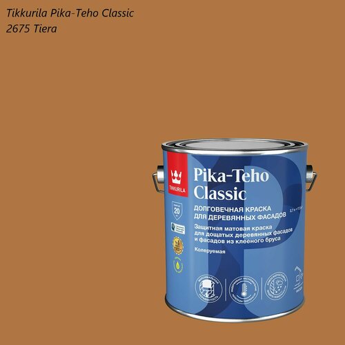 фото Краска матовая для деревянных фасадов tikkurila pika-teho classic (2,7л) 2675 tiera