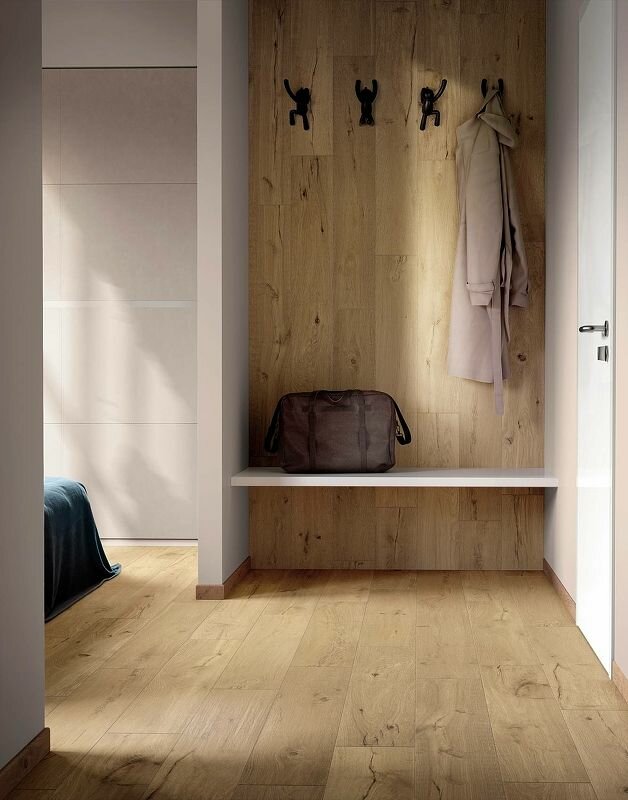 Керамогранит FAP Ceramiche Roots fPVZ Honey Matt R9 RT 20x120 - фото №4