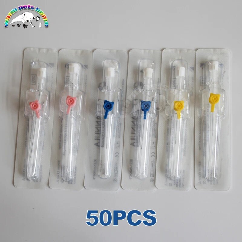 Катетер ветеринарный IV 22G, 50 шт.