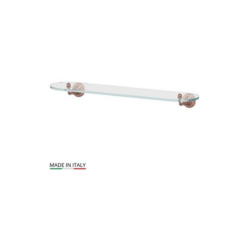 Полка стеклянная 3SC Stilmar 60 см, античная медь (STI 615)