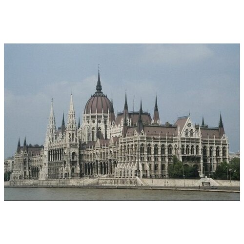 фото Постер на холсте замок №2 75см. x 50см. твой постер