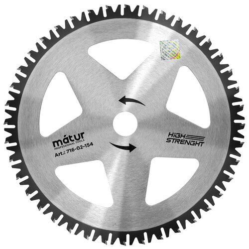 Нож для триммера 255 х 25,4 х 40, wheel design, MATUR