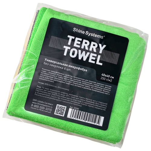 Shine Systems Terry Towel – универсальная микрофибра без оверлока