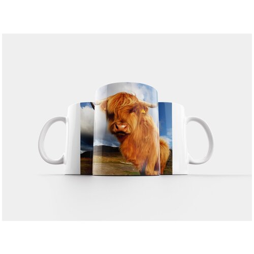 фото Кружка "шотландия, кататься на велосипеде, нагорье" 320 мл lotsprints