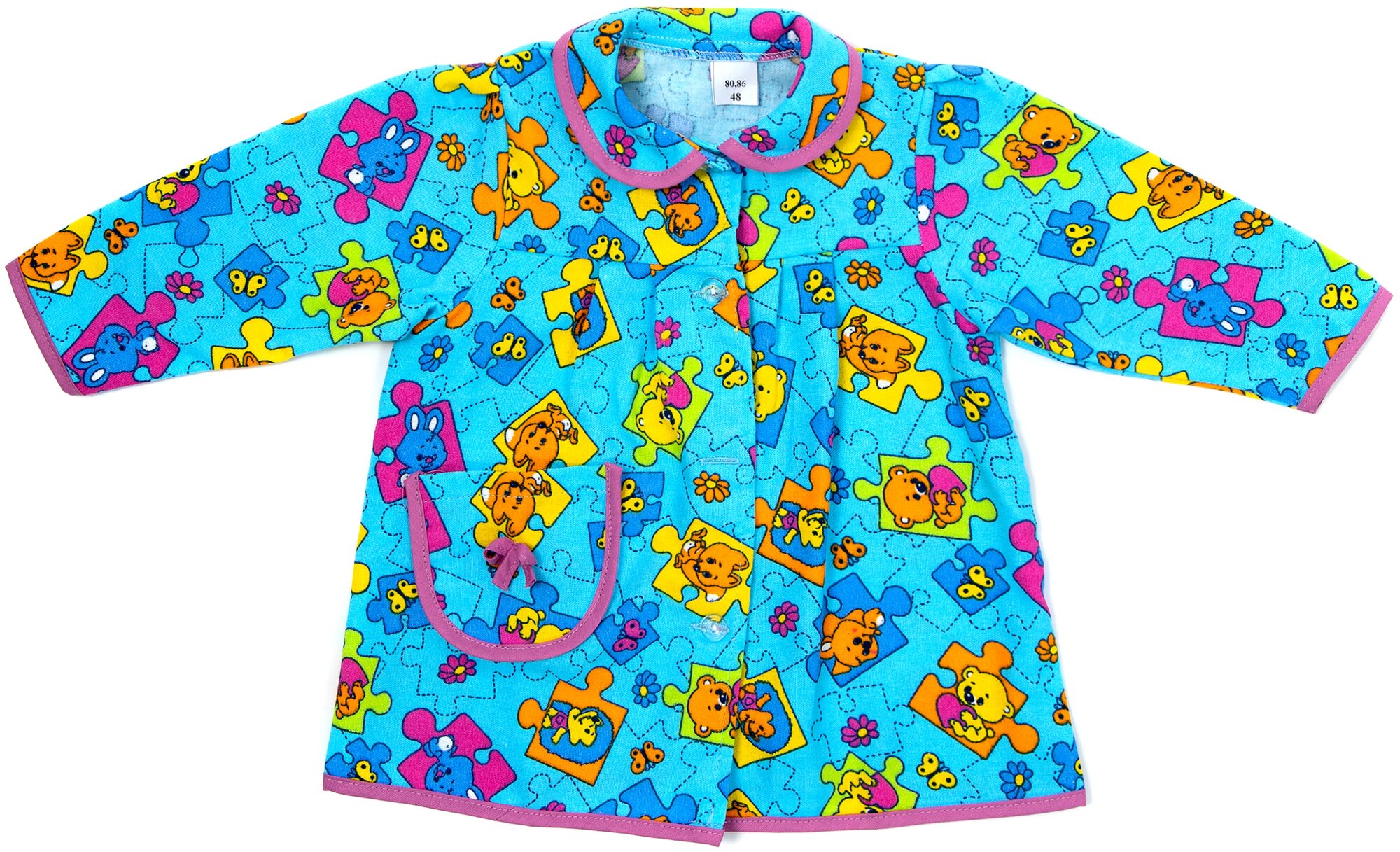 фото Детский халат фланель