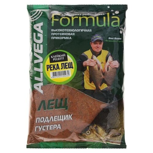 Прикормка Allvega Formula River Bream река лещ 900г прикормка allvega formula river bream 0 9кг река лещ 10 штук