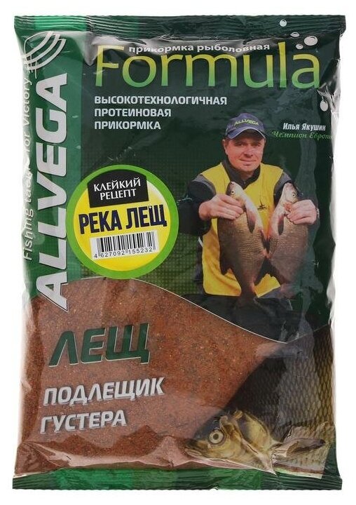 Прикормка Allvega Formula River Bream река лещ 900 г 6883804