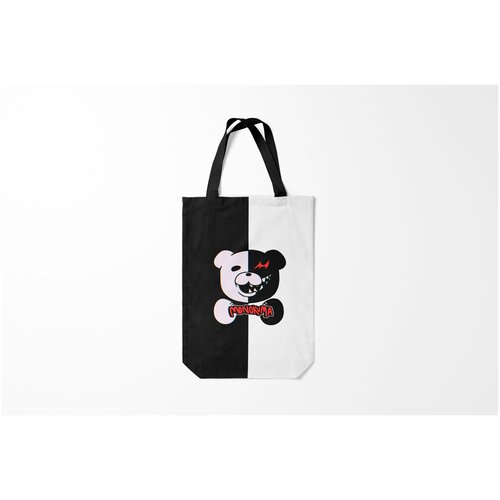 фото Сумка-шоппер / 31х42 см / аниме / danganronpa monokuma монокума glitch burnettie