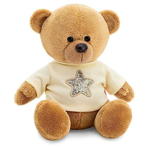 Мягкая игрушка «Медведь Топтыжкин», звезда, цвет коричневый, 17 см мягкая игрушка медведь топтыжкин коричневый с бантиком 17 см 1 шт