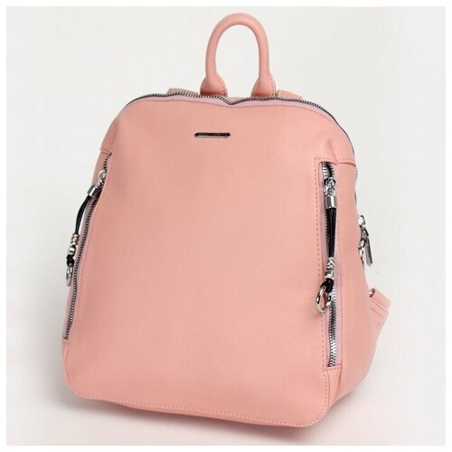 фото Сумка женская искусственная кожа vf-553019 (рюкзак), 1отд, 3внут+3внеш/карм, розовый sale 235686 velina fabbiano