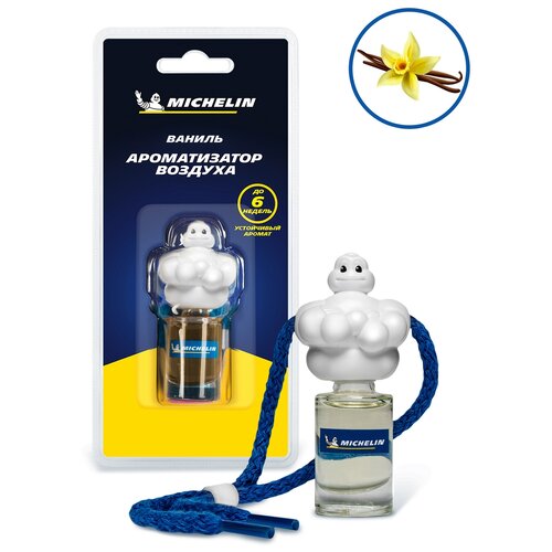 Ароматизатор воздуха MICHELIN Бибендум, подвесной, жидкостный, 5 мл. 
