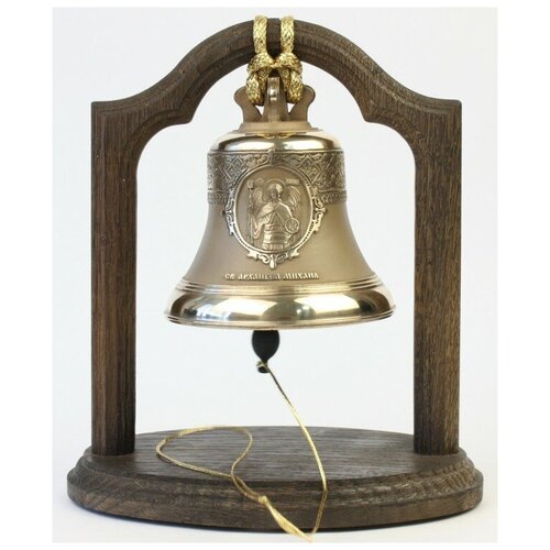 Колокол бронзовый на подставке 